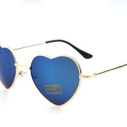 Heart-Shaped Pink Sunglasses