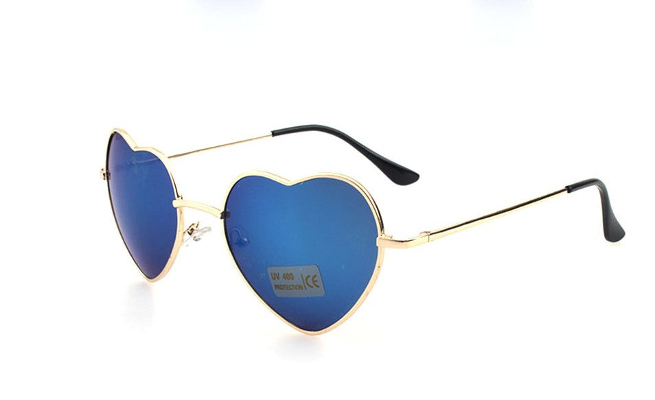 Heart-Shaped Pink Sunglasses