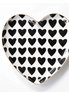 Heart Shaped Ceramic Breakfast Dish (One Piece)