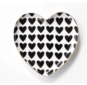 Heart Shaped Ceramic Breakfast Dish (One Piece)