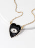 Heart-Shaped Diamond Necklace for Women