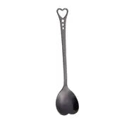 Heart Shaped Stainless Steel Spoons Set for Desserts