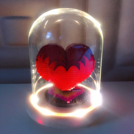 Heart-Shaped Building Blocks Creative Puzzle Toy
