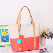 Candy Color Women's Bag with Heart Pendant (Shoulder Bag)