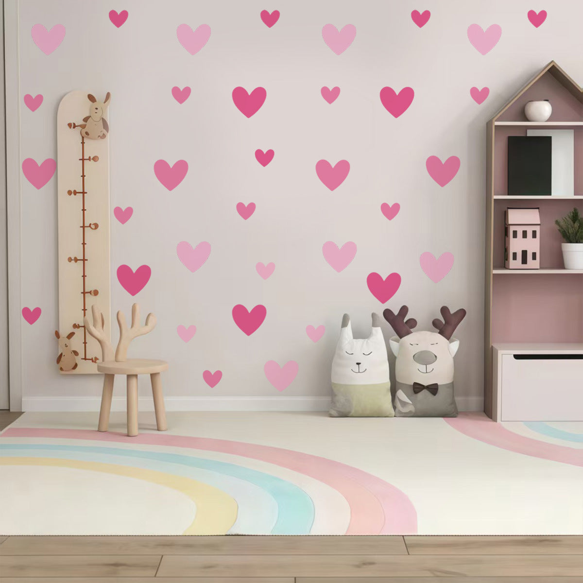 Creative Heart Wall Stickers Self Adhesive Home Decor