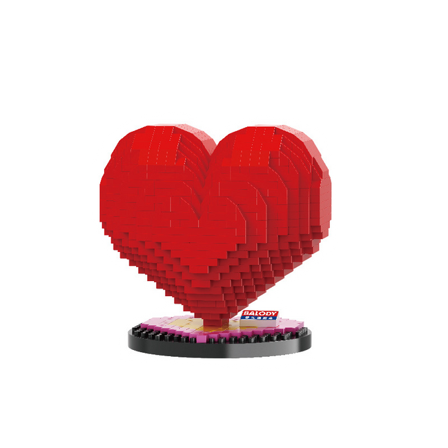Heart-Shaped Building Blocks Creative Puzzle Toy