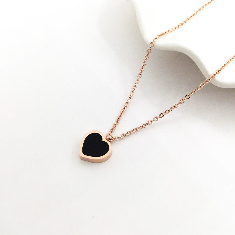 Heart Necklace - Collier for Clavicle