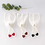 Cute Heart-Shaped Cotton Baby Leggings for All Seasons