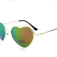 Heart-Shaped Pink Sunglasses