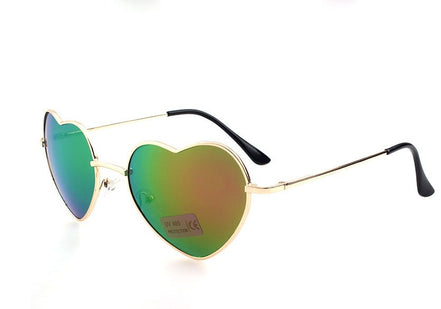 Heart-Shaped Pink Sunglasses