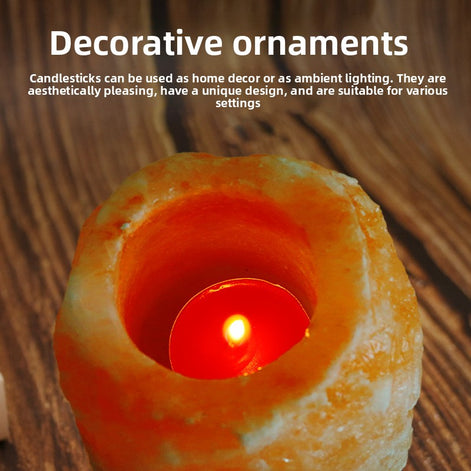 Salt Crystal Aromatherapy Candle Holder