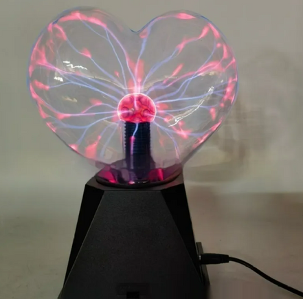 Electric Ion Magic Plasma Heart Glow Ball