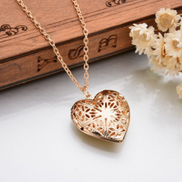 Openwork Heart Necklace - Heart Pendant Jewelry