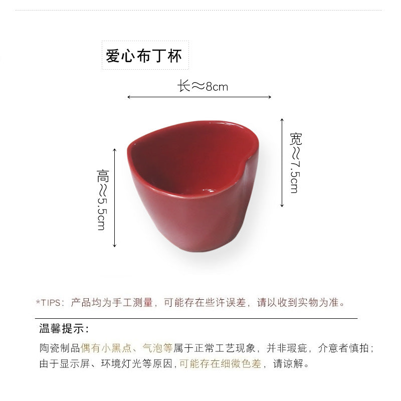 Heart-shaped bowls
