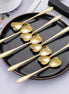 8pcs Heart Shaped Stainless Steel Spoon Set for Kitchen