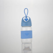 Heart-Shaped Glass Water Cup
