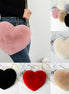 Fashion Heart-Shaped Plush Shoulder Chain Bag