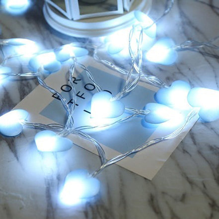 LED Heart String Lights for Romantic Room Decor