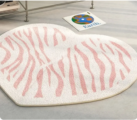 Creative Heart Shape Rug for Living Room or Bedroom
