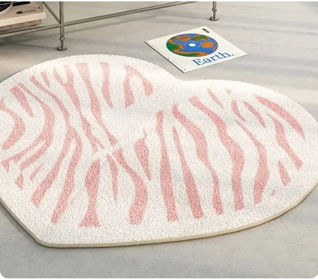 Creative Heart Shape Rug for Living Room or Bedroom