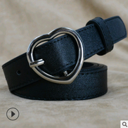 Vintage Heart Women's Belt - Simple Fashionable Design