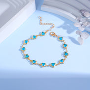 Candy Color Heart Beaded Bracelet
