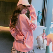 Loose-Fit Heart Sweater Pullover
