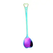 Heart Shaped Stainless Steel Spoons Set for Desserts