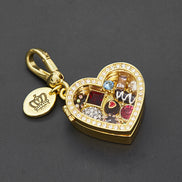 Fashionable Transparent Heart-Shaped Chocolate Box Keychain