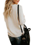 Heart Sweater, Long Sleeve Knit Top, Heart Base Layer