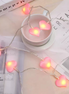LED Heart String Lights for Romantic Room Decor