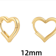 Women's Hollow Star & Heart Earrings