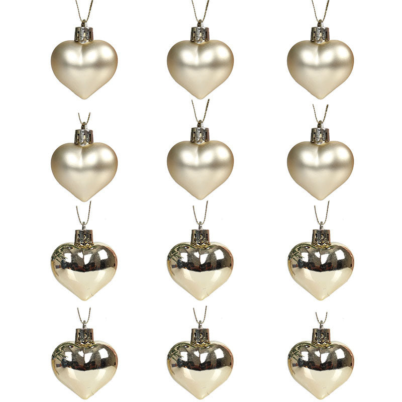 Heart-Shaped Christmas Tree Hanging Decoration Ornament
