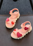 Children's Heart Design Open-Toe Velcro Sandals