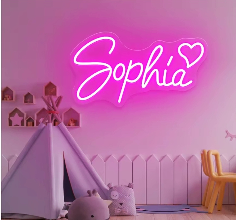 LED Neon Sign in Letter Shape for Parties