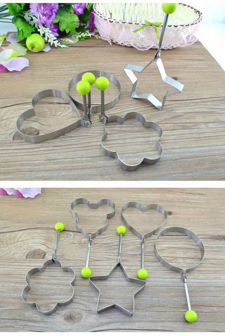 Stainless Steel Love Shape Omelette Egg Mold Gadget
