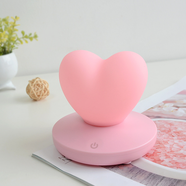 Romantic Heart-Shaped LED Night Light