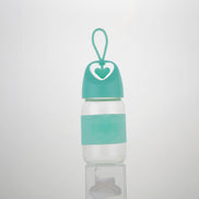 Heart-Shaped Glass Water Cup