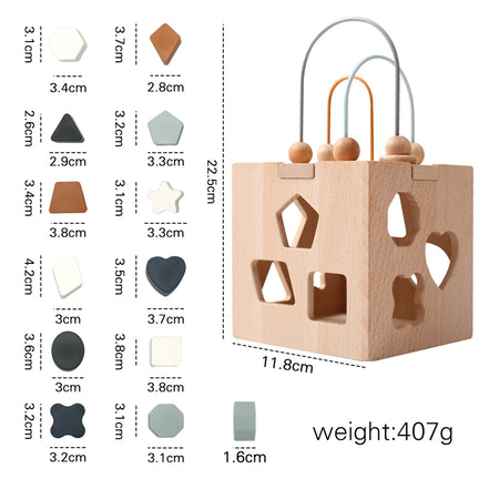Geometric Shape Puzzle Box