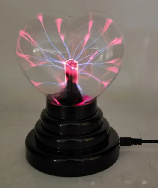 Electric Ion Magic Plasma Heart Glow Ball