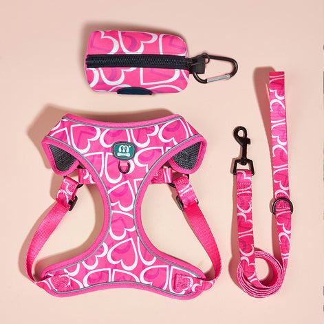 Adjustable Pet Chest Harness Leash Set