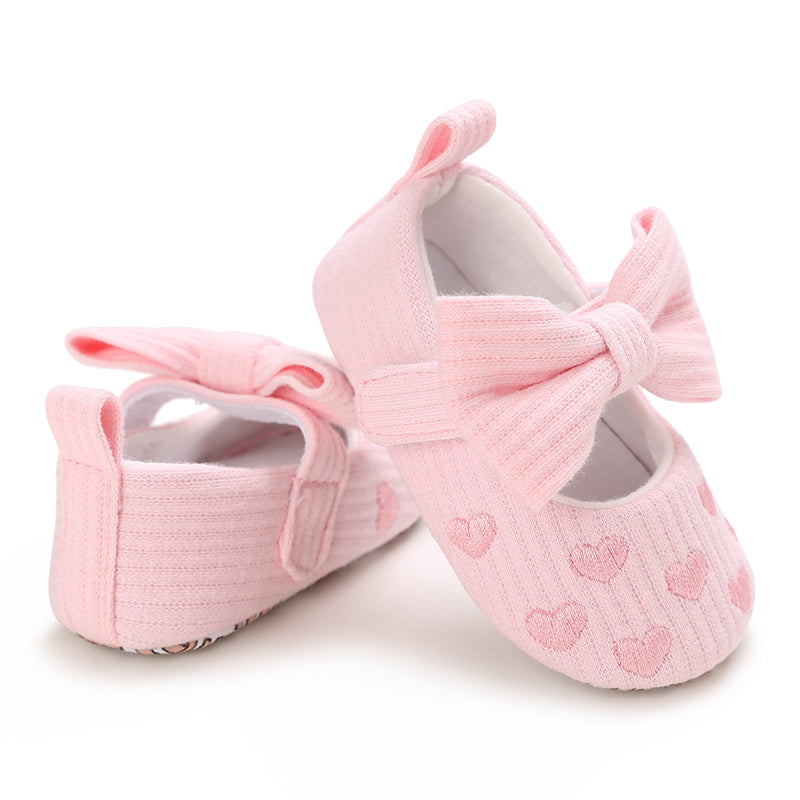 Heart-Shaped Baby Princess Shoes for Beginners