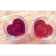 Heart-Shaped Coffee Cup