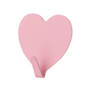 Pink Heart Sticky Hook - Stainless Steel Room Decor