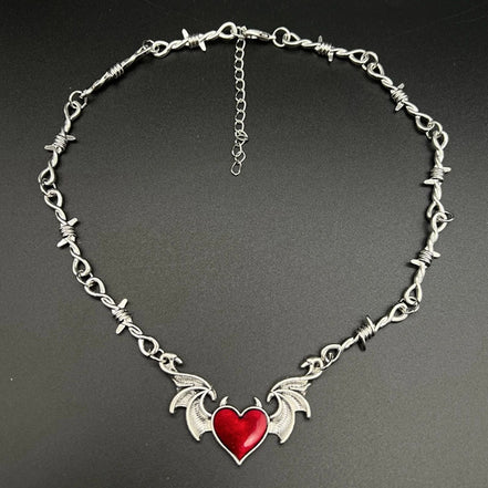 Trendy handcrafted horror bat pendant design