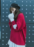Loose-Fit Heart Sweater Pullover