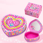 Heart-Shaped Jewelry Box and Storage Organizer