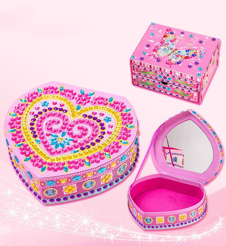 Heart-Shaped Jewelry Box and Storage Organizer