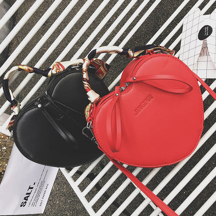 Heart-Shaped Shoulder and Crossbody Bag