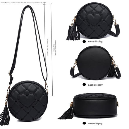 Crossbody bag - heart-shaped small bag